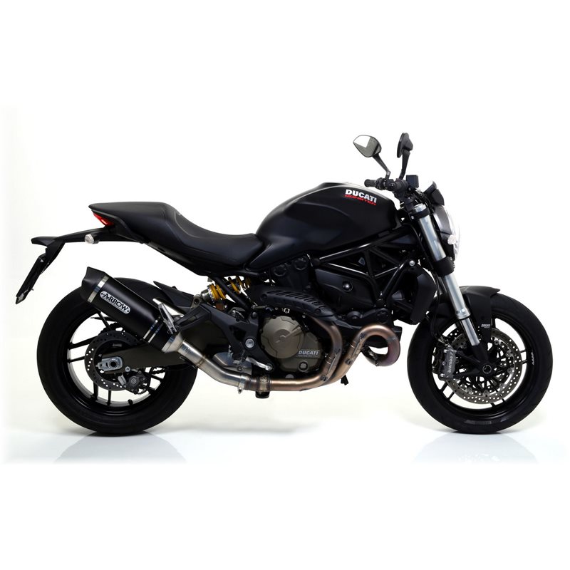 DUCATI MONSTER 821 2014 - 2017 SILENCIOSO RACE-TECH DE TITANIO FONDO EN CARBONO