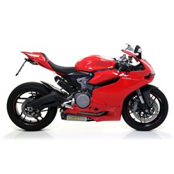 DUCATI 899 PANIGALE 2014 - 2015 SILENCIOSOS WORKS DE TITANIO (DCHO+IZDO) FONDO EN CARBONO