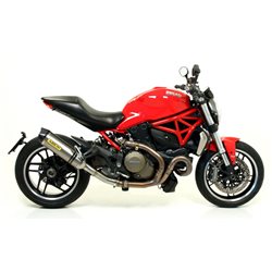 DUCATI MONSTER 1200 2014 - 2015 SILENCIOSO RACE-TECH DE ALUMINIO FONDO EN CARBONO