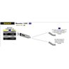 DUCATI MONSTER 1200 2014 - 2015 CONECTOR PARA COLECTORES ORIGINALES