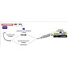 HONDA CBF 125 2009 - 2014 CONECTOR CENTRAL