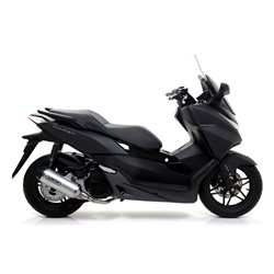 HONDA FORZA 125 2015 - 2016 SILENCIOSO URBAN  DE ALUMINIO DARK" FONDO "DARK""