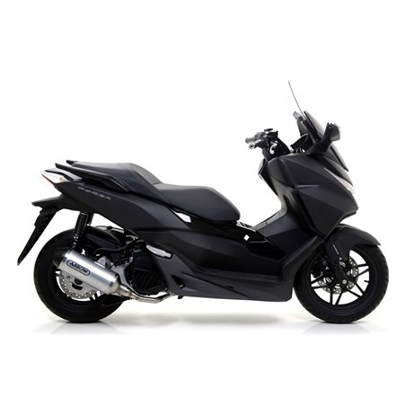 HONDA FORZA 125 2015 - 2016 SILENCIOSO URBAN  DE ALUMINIO DARK" FONDO "DARK""