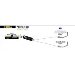 HONDA PCX 125 2014 - 2016 COLECTOR RACING PARA ESCAPE URBAN