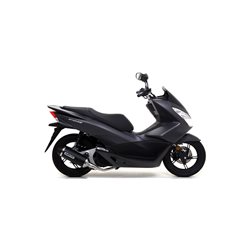 HONDA PCX 125 2012 - 2013 SILENCIOSO URBAN  DE ALUMINIO DARK" FONDO "DARK""