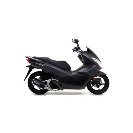 HONDA PCX 125 2012 - 2013 SILENCIOSO URBAN  DE ALUMINIO DARK" FONDO "DARK""