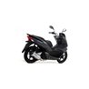 HONDA PCX 125 2014 - 2016 SILENCIOSO URBAN  DE ALUMINIO DARK" FONDO "DARK""