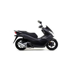 HONDA PCX 125 2017 -            SILENCIOSO URBAN  DE ALUMINIO DARK" FONDO "DARK""