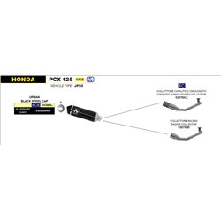HONDA PCX 125 2018 - 2020 COLECTOR RACING PARA ESCAPE URBAN