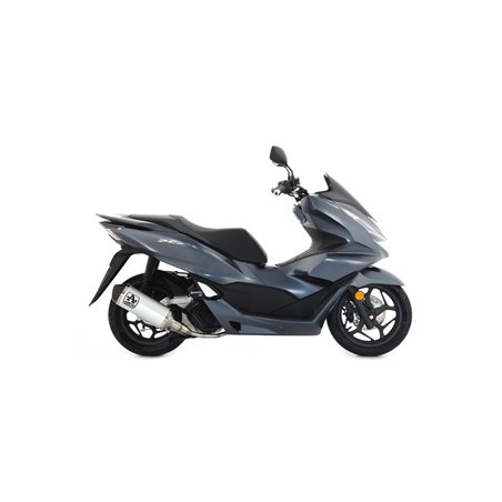 HONDA PCX 125 2021 -  SILENCIOSO URBAN  DE ALUMINIO DARK" FONDO DE CARBONO"