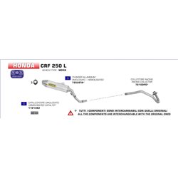 HONDA CRF 250 L 2012 - 2013 SISTEMA DE CATALIZADORE
