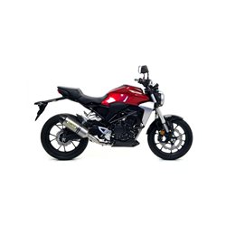 HONDA CB 300 R 2018 - 2020 SILENCIOSO RACE-TECH DE ALUMINIO DARK" FONDO EN CARBONO"