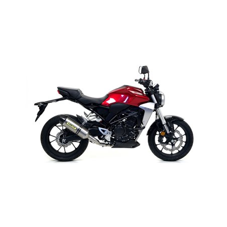 HONDA CB 300 R 2018 - 2020 SILENCIOSO RACE-TECH DE ALUMINIO DARK" FONDO EN CARBONO"