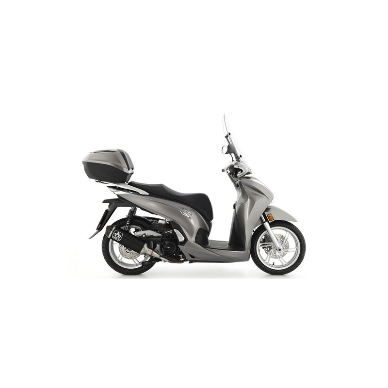 HONDA SH 350 2021 - 2022 SILENCIOSO URBAN  DE ALUMINIO DARK" FONDO "DARK""