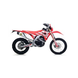 HONDA CRF 450 L / XR 2019 - 2020 SILENCIOSO RACE-TECH DE ALUMINIO FONDO EN CARBONO CATALÍTICO HOMOLOGADO