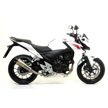 HONDA CB 500 F 2013 - 2015 SILENCIOSO RACE-TECH DE TITANIO FONDO EN CARBONO