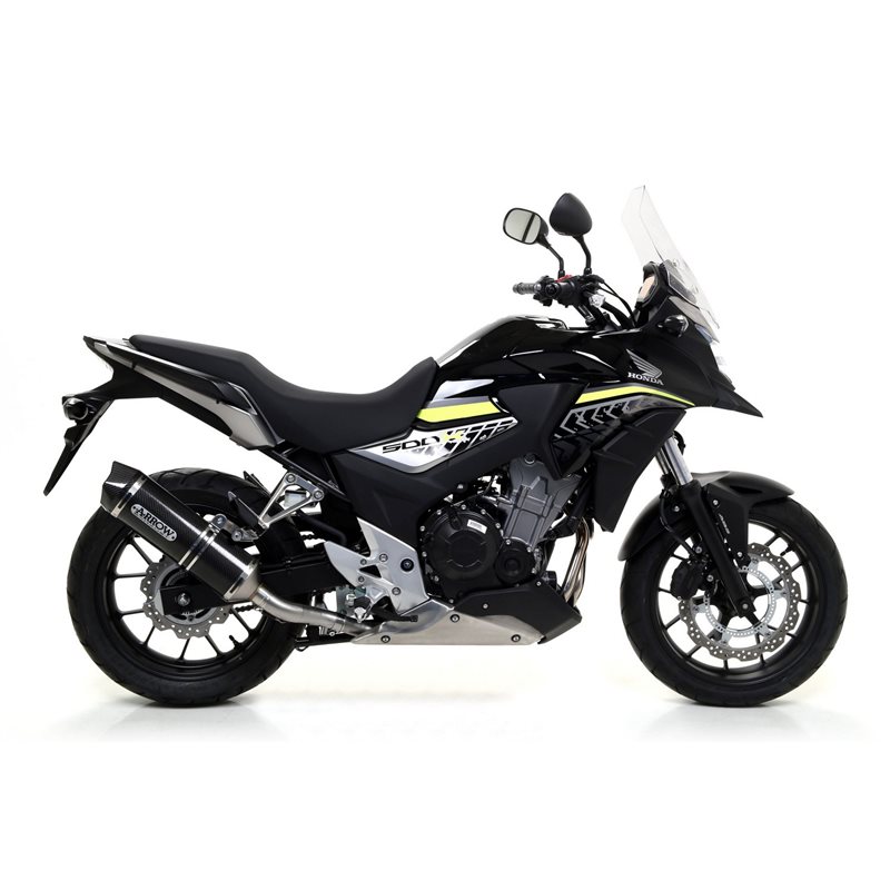 HONDA CB 500 X 2015 - 2016 SILENCIOSO RACE-TECH DE TITANIO FONDO EN CARBONO
