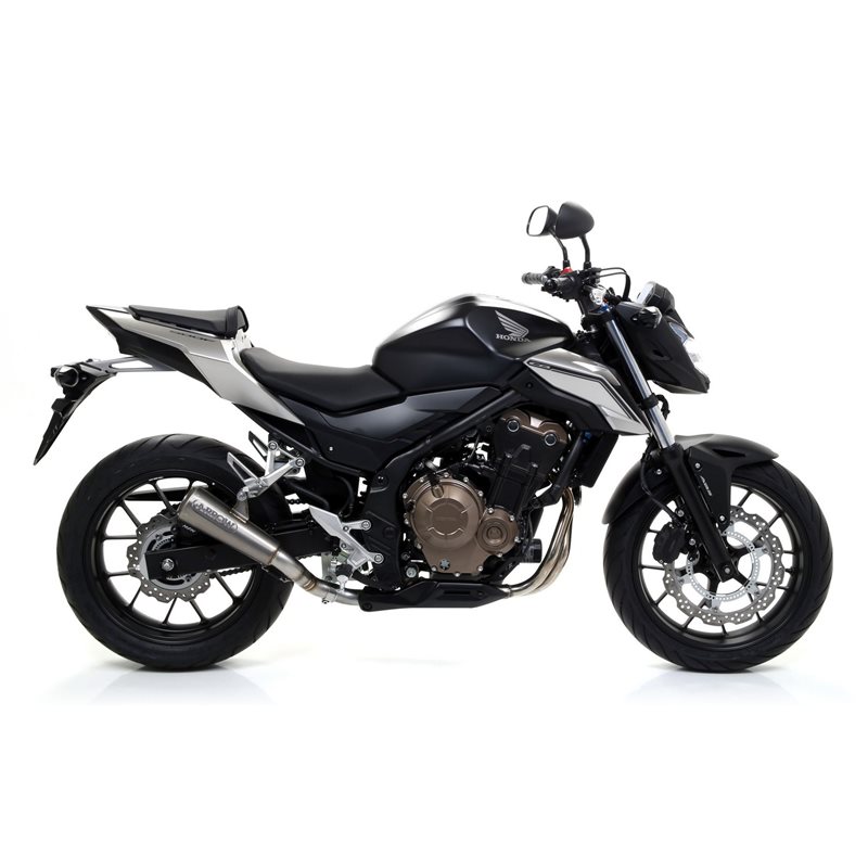 HONDA CB 500 F 2016 - 2018 SILENCIOSO RACE-TECH DE ALUMINIO FONDO EN CARBONO