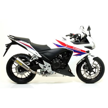 HONDA CBR 500 R 2013 - 2015 SILENCIOSO RACE-TECH ALUMINIUM DARK" "