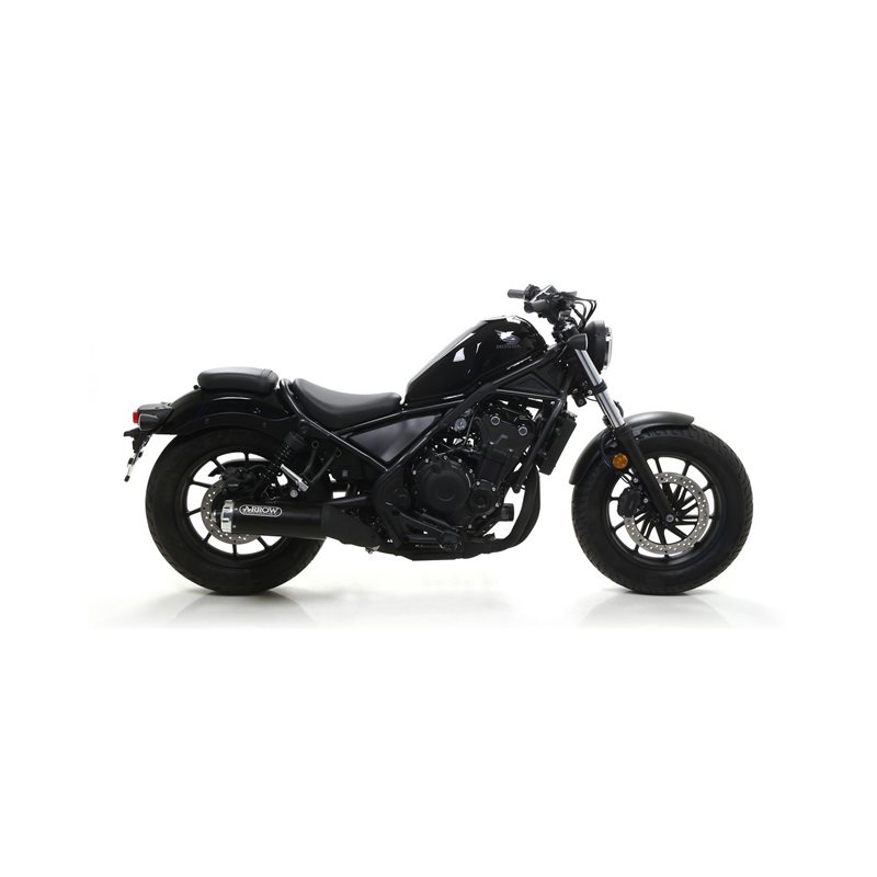 HONDA CMX 500 REBEL 2020 - 2021 SILENCIOSO REBEL CON FONDO EN ALUMINIO BRILLANTE