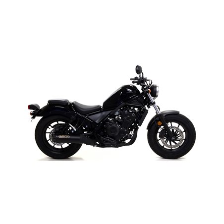 HONDA CMX 500 REBEL 2017 - 2019 SILENCIOSO REBEL CON FONDO EN ALUMINIO DARK""