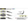 HONDA CB 600 F HORNET 2007 - 2013 SILENCIOSO THUNDER APPROVED DE ALUMINIO