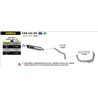 HONDA CBR 600 RR 2007 - 2008 SILENCIOSO INDY RACE APPROVED DE CARBONO FONDO EN CARBONO
