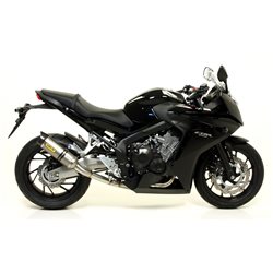 HONDA CBR 650 F 2014 - 2018 SILENCIOSO THUNDER DE TITANIO FONDO EN CARBONO