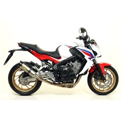 HONDA CB 650 F 2014 - 2018 SILENCIOSO THUNDER DE TITANIO FONDO EN CARBONO