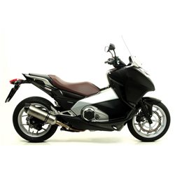 HONDA NC 700 D INTEGRA 2012 - 2013 SILENCIOSO RACE-TECH DE TITANIO FONDO EN CARBONO