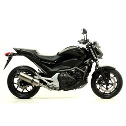 HONDA NC 700 S 2012 - 2014 SILENCIOSO RACE-TECH DE ALUMINIO DARK" FONDO EN CARBONO"