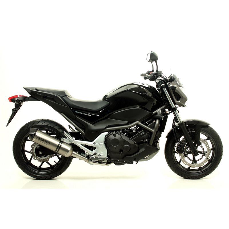 HONDA NC 700 S 2012 - 2014 SILENCIOSO RACE-TECH ALUMINIUM DARK" "