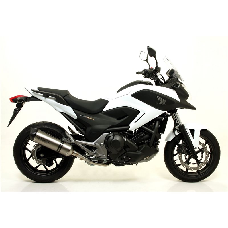 HONDA NC 750 X 2014 - 2015 SILENCIOSO RACE-TECH DE TITANIO FONDO EN CARBONO