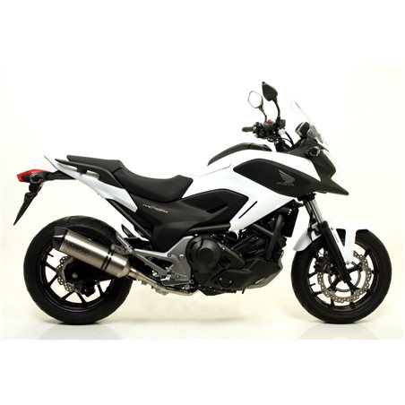 HONDA NC 750 X 2014 - 2015 SILENCIOSO RACE-TECH DE ALUMINIO FONDO EN CARBONO