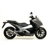 HONDA INTEGRA 750 DCT 2014 - 2015 SILENCIOSO RACE-TECH DE ALUMINIO DARK" FONDO EN CARBONO"