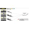 HONDA FORZA 750 2021 - 2022 SILENCIOSO RACE-TECH ALUMINIO FONDO EN CARBONO - VERSION CORTA