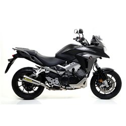 HONDA CROSSRUNNER 800 2015 - 2016 SILENCIOSO RACE-TECH DE ALUMINIO DARK" FONDO EN CARBONO"