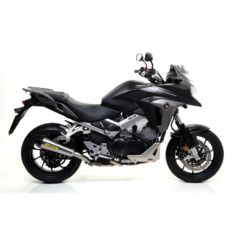HONDA CROSSRUNNER 800 2015 - 2016 SILENCIOSO RACE-TECH DE ALUMINIO DARK" FONDO EN CARBONO"