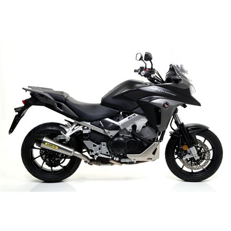 HONDA CROSSRUNNER 800 2015 - 2016 SILENCIOSO RACE-TECH DE ALUMINIO DARK" FONDO EN CARBONO"