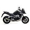 HONDA CROSSRUNNER 800 2015 - 2016 SILENCIOSO RACE-TECH DE ALUMINIO DARK" FONDO EN CARBONO"