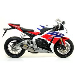HONDA CBR 1000 RR 2012 - 2013 SILENCIOSO INDY-RACE APPROVED EN TITANIO FONDO EN CARBONO