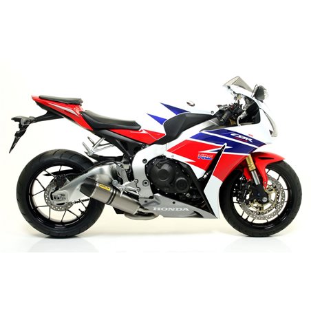 HONDA CBR 1000 RR 2012 - 2013 SILENCIOSO INDY-RACE APPROVED EN TITANIO FONDO EN CARBONO