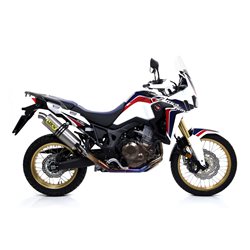 HONDA CRF 1000L AFRICA TWIN 2016 - 2019 SILENCIOSO MAXI RACE-TECH APPROVED DE ALUMINIO