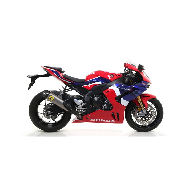 HONDA CBR 1000 RR-R 2020 - 2022 SILENCIOSO WORKS EN TITANIO FONDO EN CARBONO