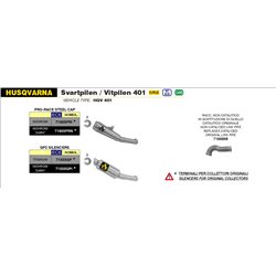 HUSQVARNA SVARTPILEN / VITPILEN 401 2018 - 2019 CONECTOR CENTRAL