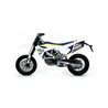 HUSQVARNA 701 ENDURO/SUPERMOTO 2017 - 2020 SILENCIOSO RACE-TECH DE ALUMINIO DARK" FONDO EN CARBONO"