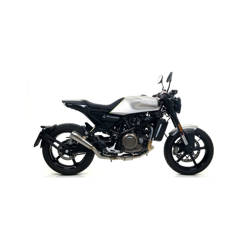 HUSQVARNA VITPILEN 701 2018 - 2019 SILENCIOSO WORKS EN TITANIO FONDO EN CARBONO