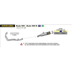 HUSQVARNA NUDA 900 / NUDA 900 R 2012 - 2013 COLECTORES RACING