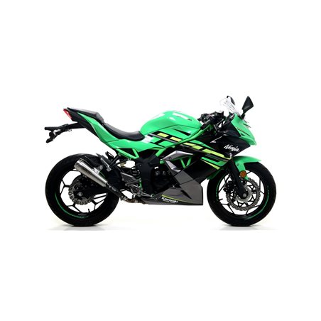KAWASAKI NINJA 125 2019 - 2020 SILENCIOSO PRO-RACE NICHROM DARK""