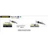KAWASAKI NINJA 250 2013 - 2016 KIT DE SILENCIOSO GP2 DARK""